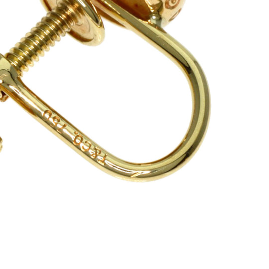 TIFFANY&Co. Earring 18K Yellow Gold gold Bean Women Used Authentic