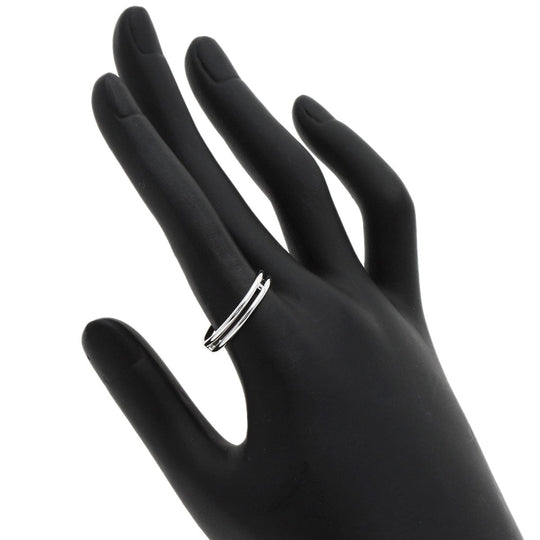 HERMES Ring K18WG Silver Arianne Wedding #58