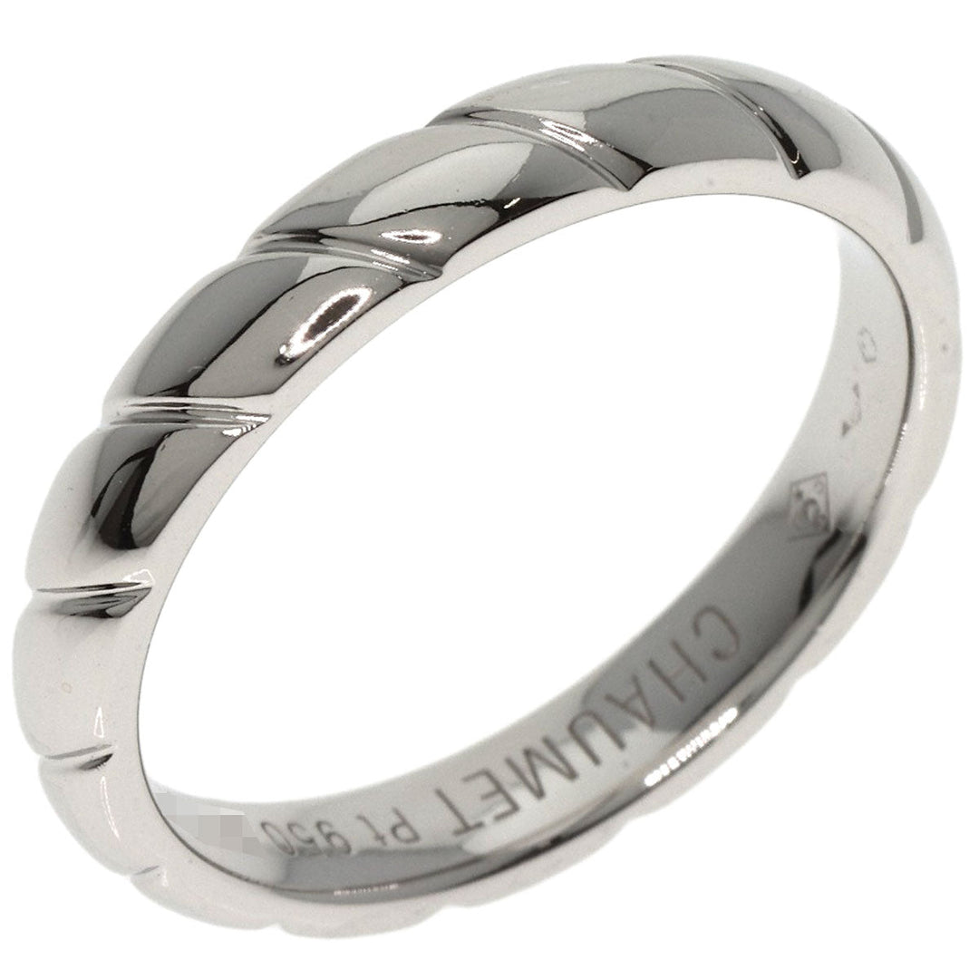 Chaumet Ring PT950 Silver Torsade