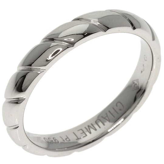 Chaumet Ring PT950 Silver Torsade