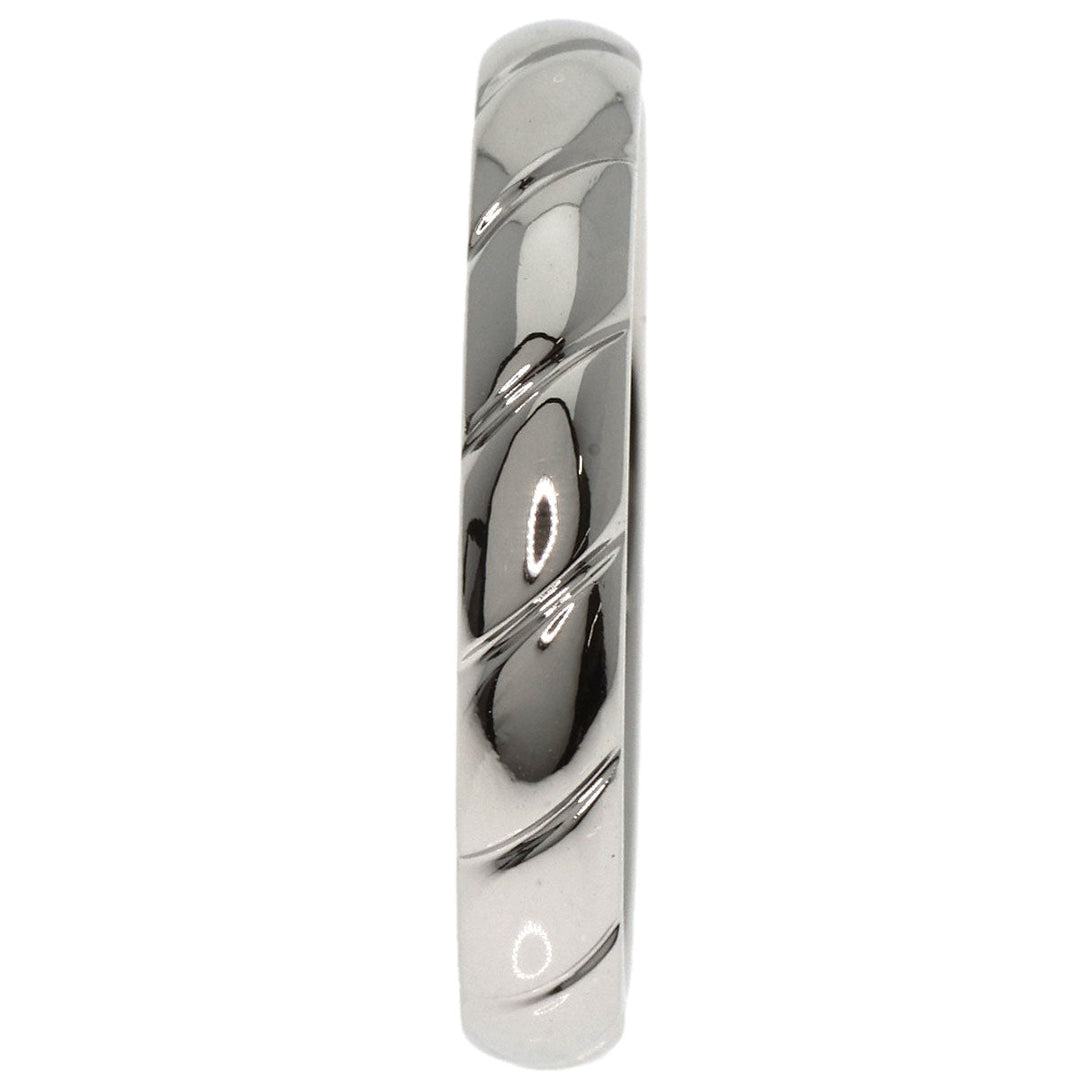 Chaumet Ring PT950 Silver Torsade