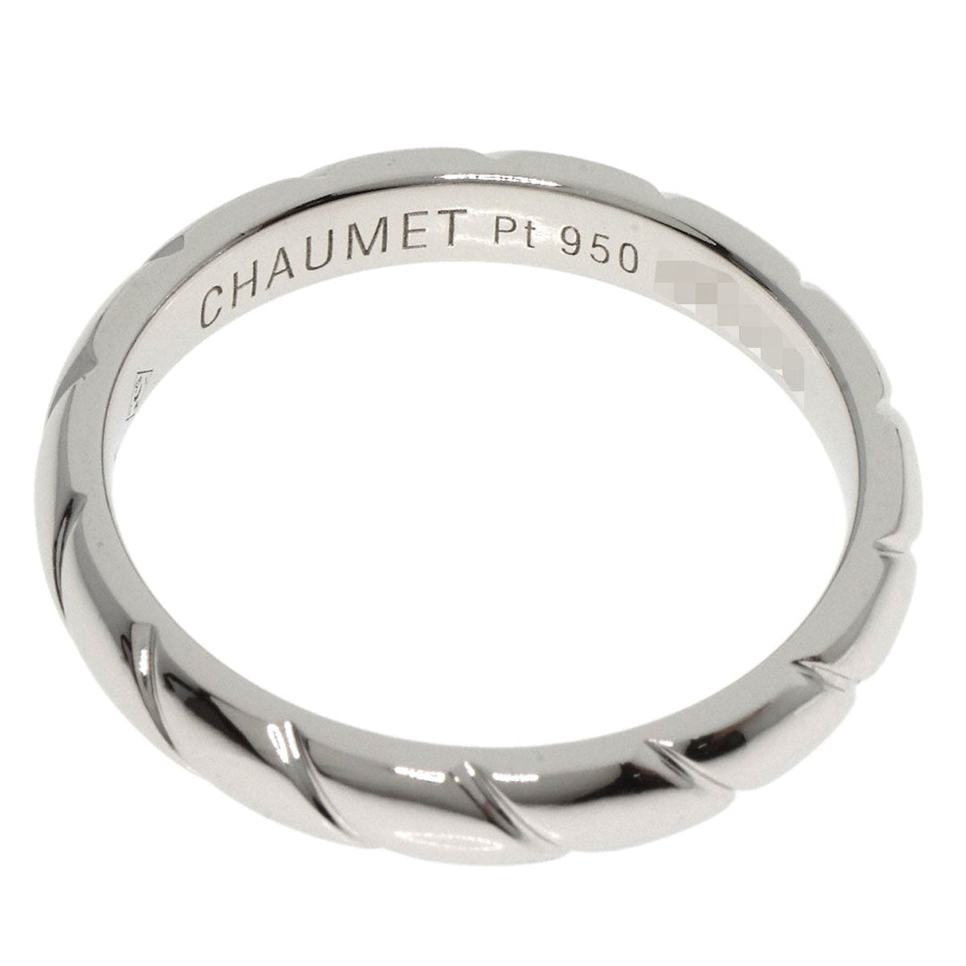 Chaumet Ring PT950 Silver Torsade