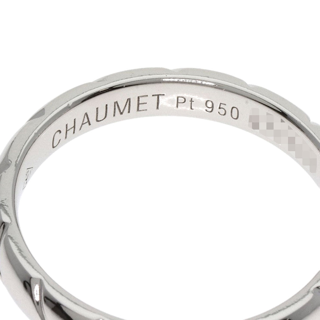 Chaumet Ring PT950 Silver Torsade