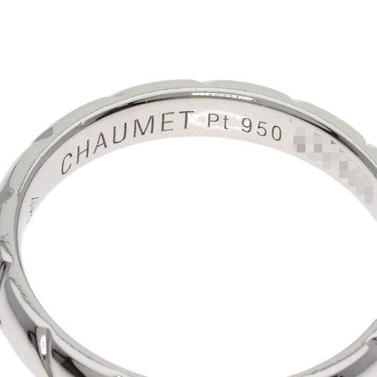 Chaumet Ring PT950 Silver Torsade