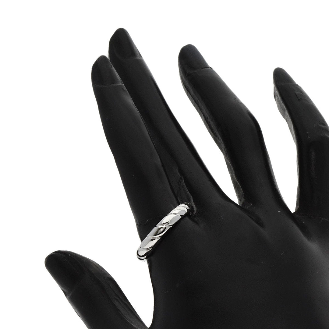 Chaumet Ring PT950 Silver Torsade