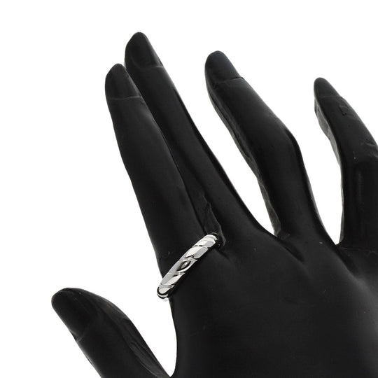 Chaumet Ring PT950 Silver Torsade