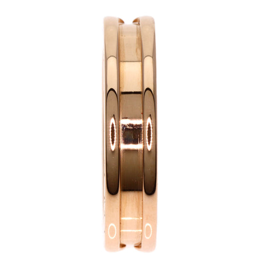 BVLGARI Ring 18K Pink Gold gold B-zero1 B-zero One 1 Band XS #50 Women Used Authentic