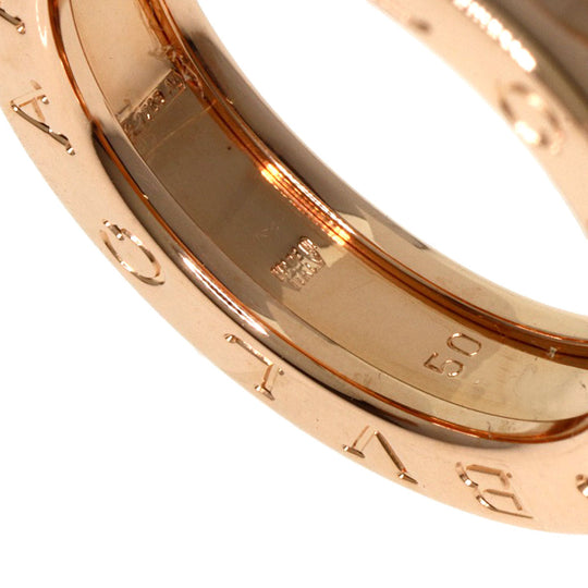 BVLGARI Ring 18K Pink Gold gold B-zero1 B-zero One 1 Band XS #50 Women Used Authentic