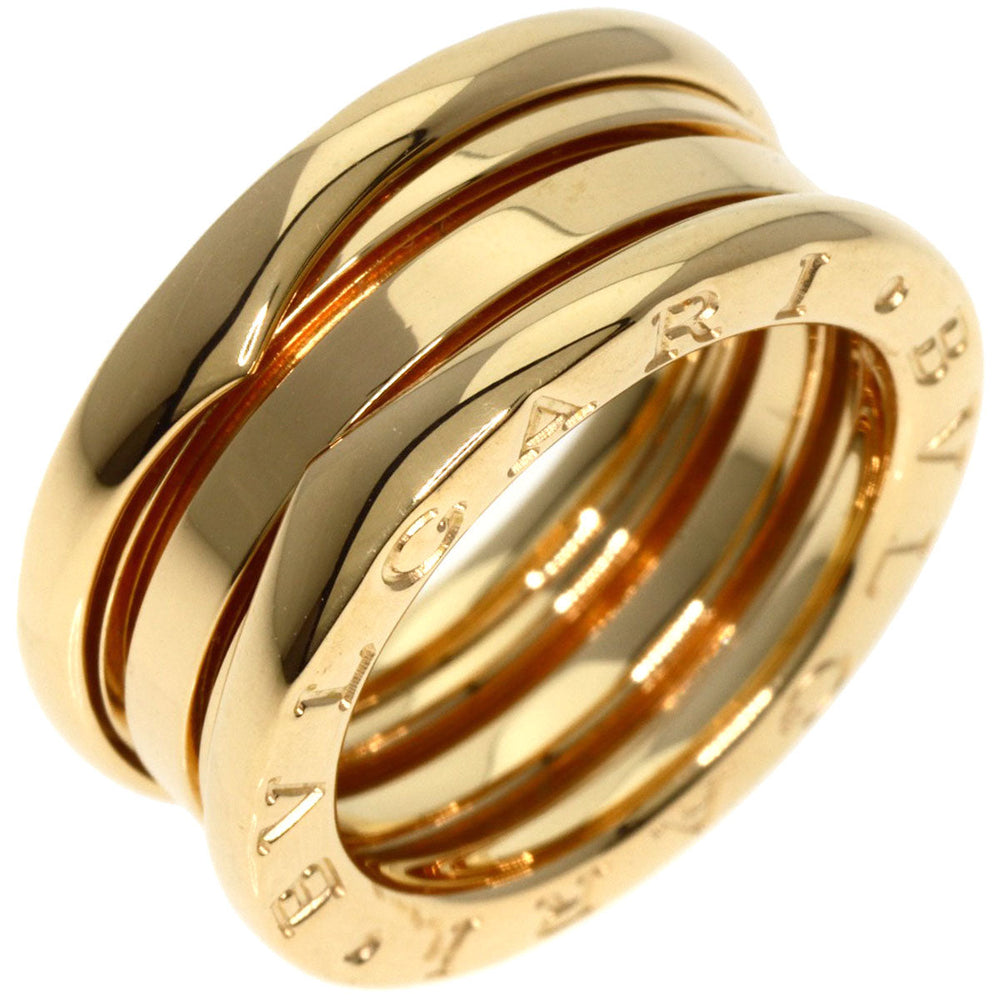 BVLGARI Ring 18K Yellow Gold gold B-zero1 B-zero One 2 Band #48 Women Used Authentic