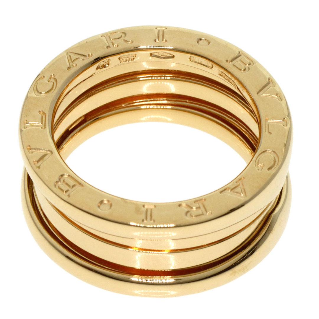 BVLGARI Ring 18K Yellow Gold gold B-zero1 B-zero One 2 Band #48 Women Used Authentic