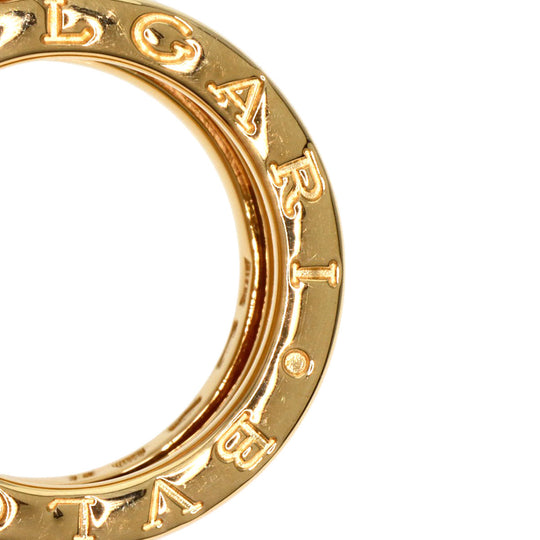 BVLGARI Ring 18K Yellow Gold gold B-zero1 B-zero One 2 Band #48 Women Used Authentic