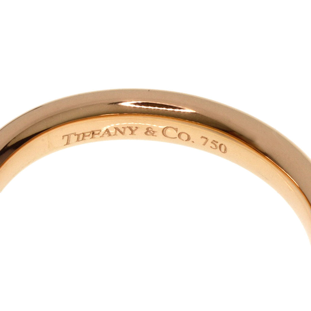 TIFFANY&Co. Ring 18K Pink Gold gold Curved bundling Women Used Authentic