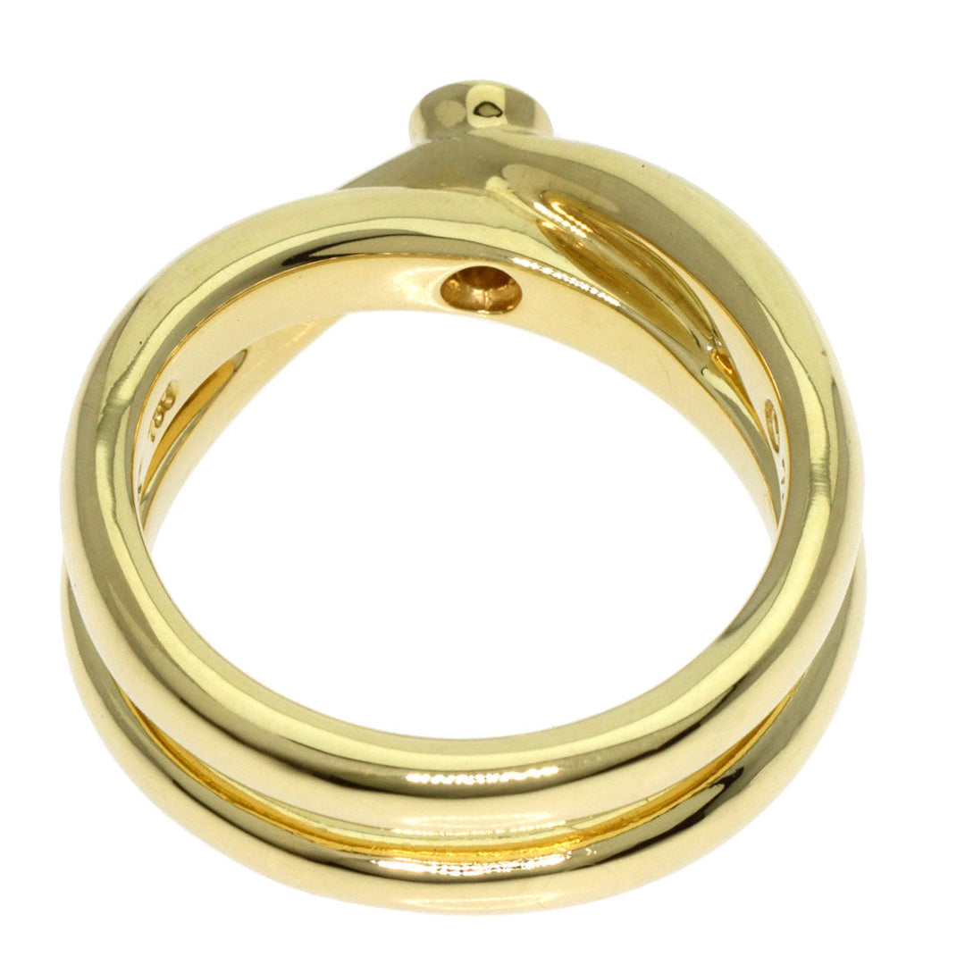 TIFFANY&Co. Ring 18K Yellow Gold gold Paloma Picasso Cross 1P Diamond