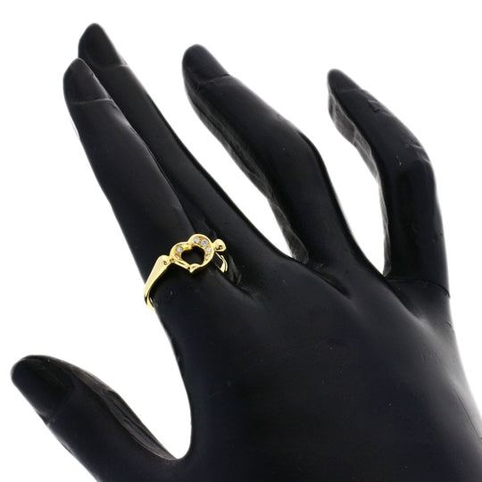 TIFFANY&Co. Ring 18K Yellow Gold gold Open heart diamond Women Used Authentic