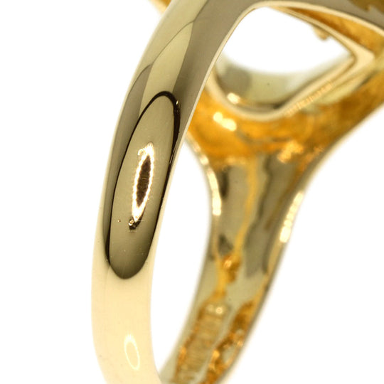 TIFFANY&Co. Ring 18K Yellow Gold gold Heart ribbon Women Used Authentic