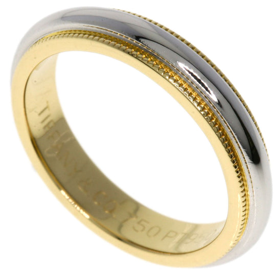 TIFFANY&Co. Ring PT950 , K18YG gold Milgray Women Used Authentic