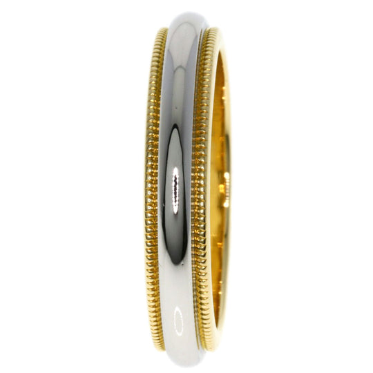 TIFFANY&Co. Ring PT950 , K18YG gold Milgray Women Used Authentic