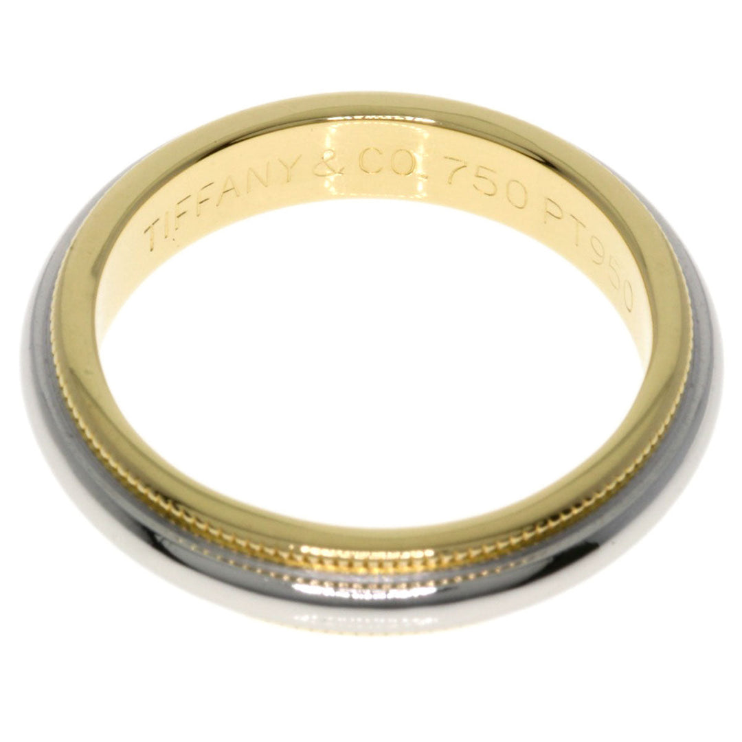 TIFFANY&Co. Ring PT950 , K18YG gold Milgray Women Used Authentic