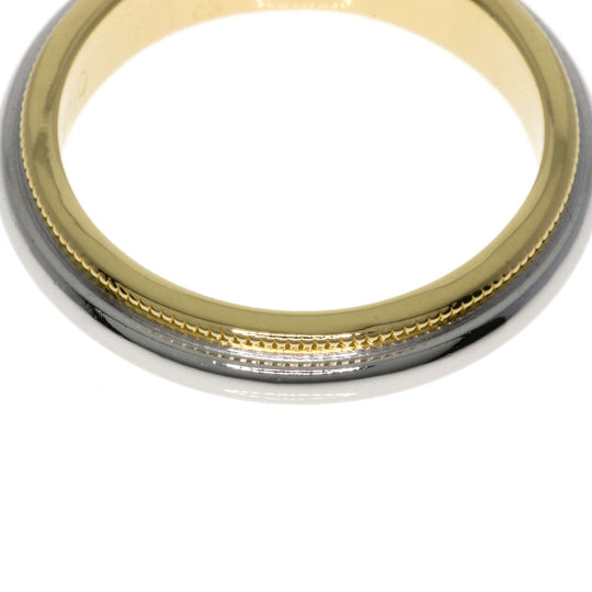 TIFFANY&Co. Ring PT950 , K18YG gold Milgray Women Used Authentic