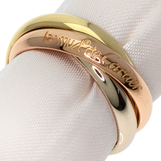 CARTIER Ring 18K Yellow Gold gold Trinity #55