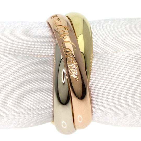 CARTIER Ring 18K Yellow Gold gold Trinity #55