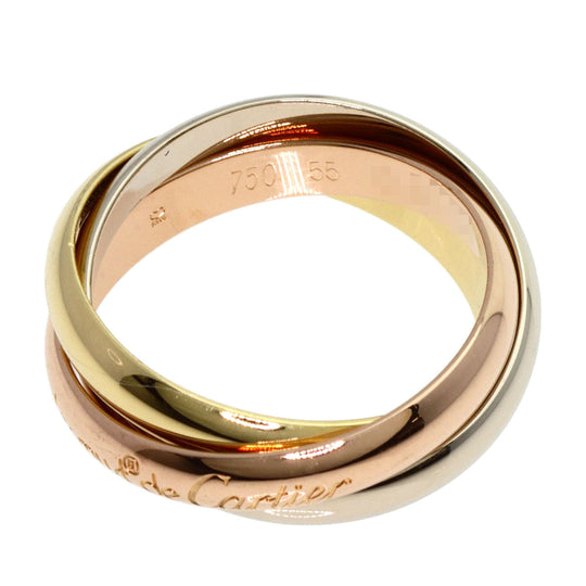 CARTIER Ring 18K Yellow Gold gold Trinity #55