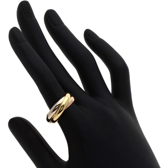 CARTIER Ring 18K Yellow Gold gold Trinity #55