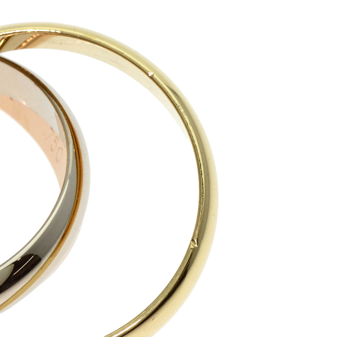 CARTIER Ring 18K Yellow Gold gold Trinity #55