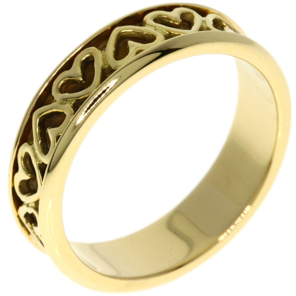 TIFFANY&Co. Ring 18K Yellow Gold gold Cutout heart Women Used Authentic
