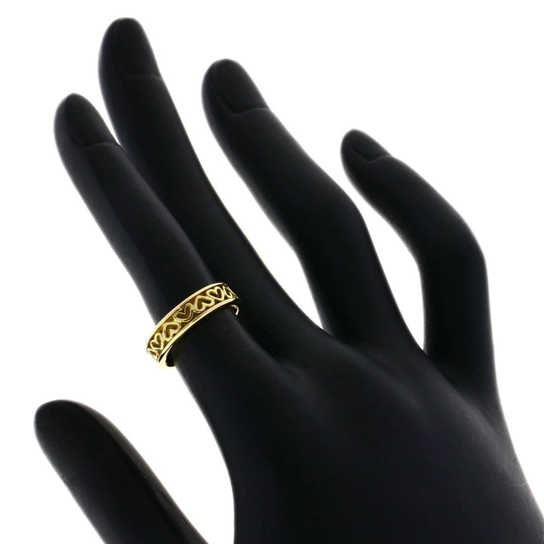 TIFFANY&Co. Ring 18K Yellow Gold gold Cutout heart Women Used Authentic