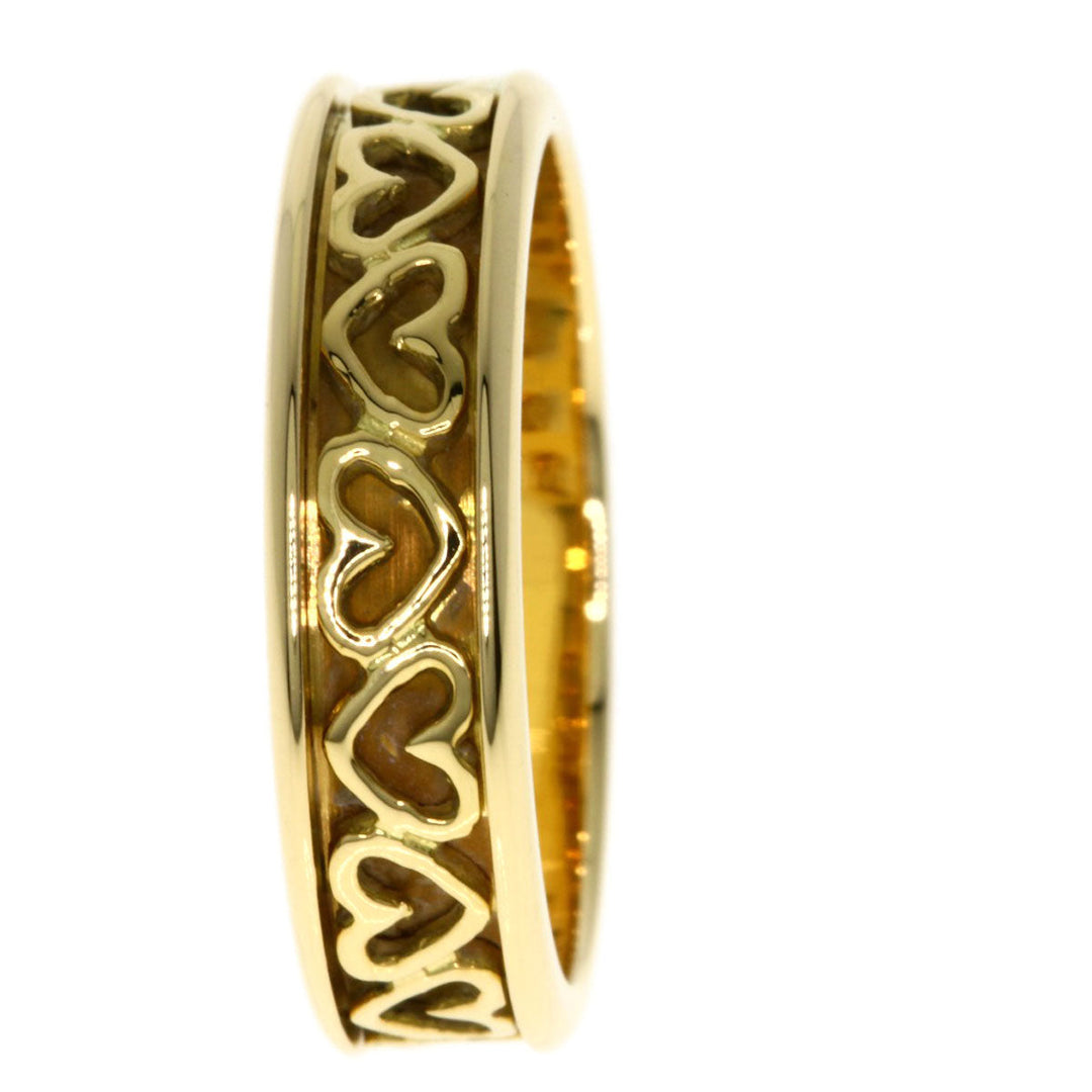 TIFFANY&Co. Ring 18K Yellow Gold gold Cutout heart Women Used Authentic