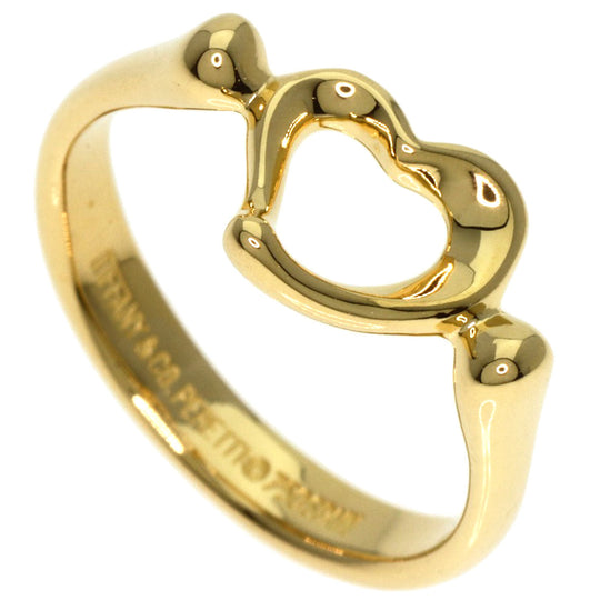 TIFFANY&Co. Ring 18K Yellow Gold gold Open heart Women Used Authentic