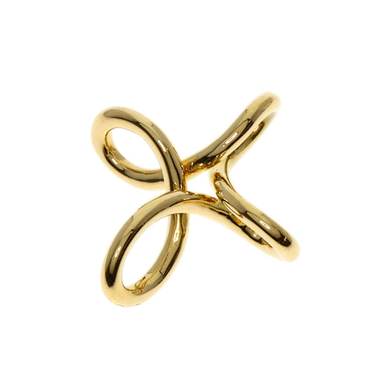 TIFFANY&Co. Pendant top 18K Yellow Gold gold Infinity Cross