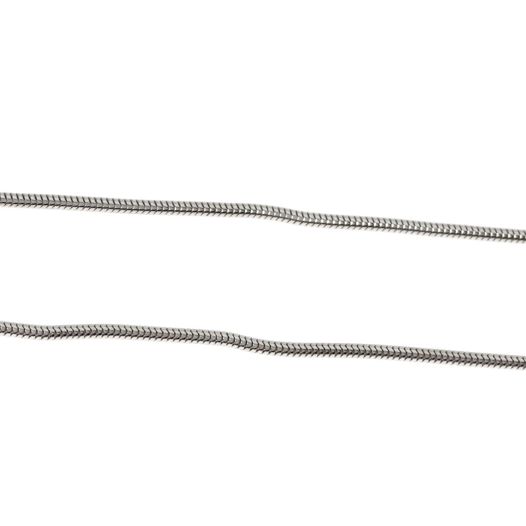 TIFFANY&Co. Necklace K18WG Silver Atlas Bar Diamond