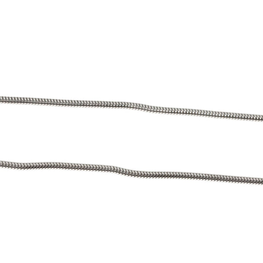 TIFFANY&Co. Necklace K18WG Silver Atlas Bar Diamond