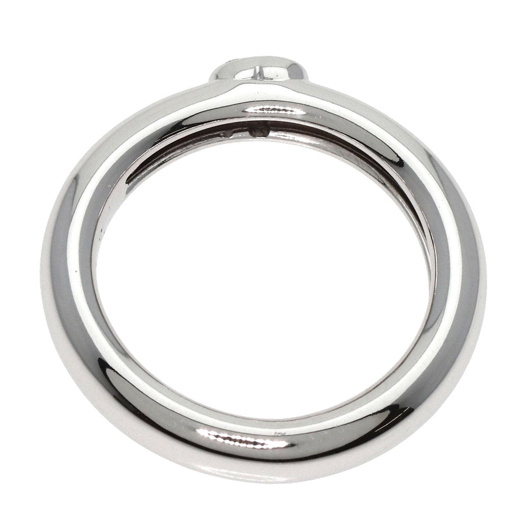 TIFFANY&Co. Ring K18WG Silver Friendship Heart Diamond