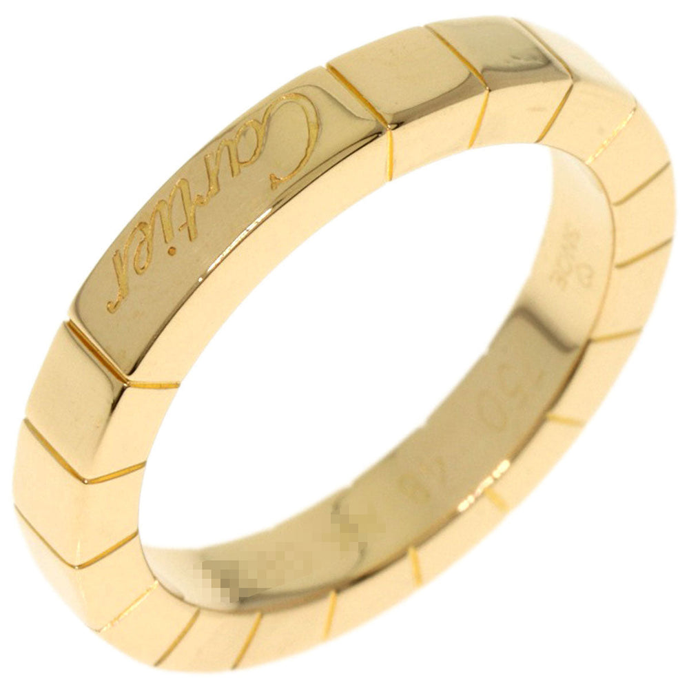 CARTIER Ring 18K Yellow Gold gold Laniere # 48 Women Used Authentic