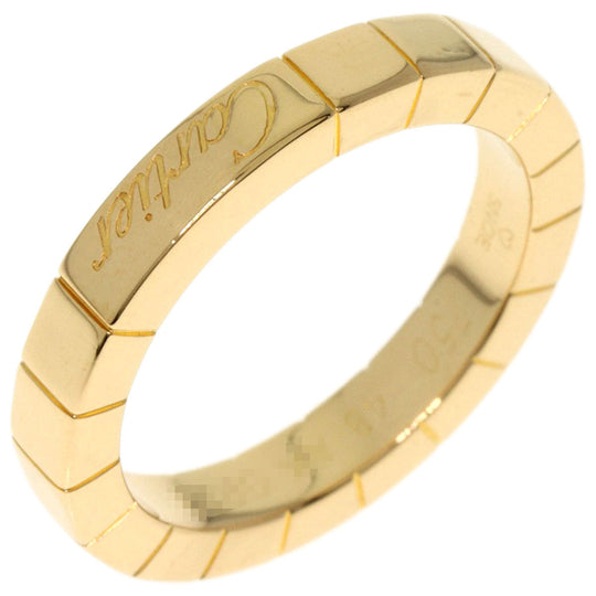 CARTIER Ring 18K Yellow Gold gold Laniere # 48 Women Used Authentic