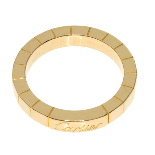 CARTIER Ring 18K Yellow Gold gold Laniere # 48 Women Used Authentic