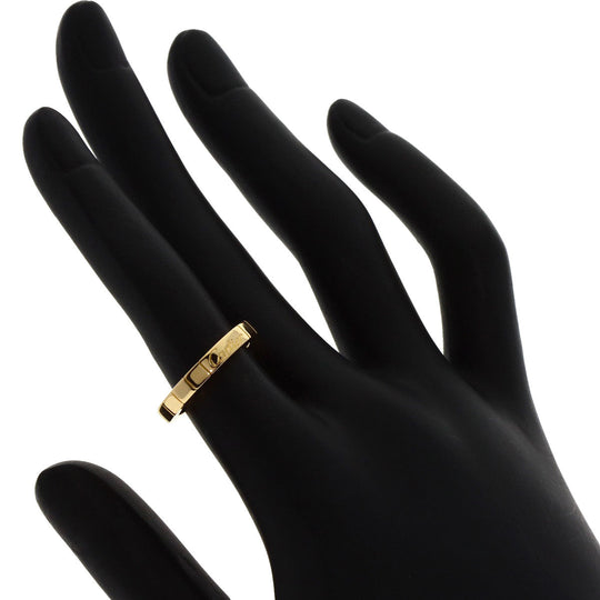 CARTIER Ring 18K Yellow Gold gold Laniere # 48 Women Used Authentic