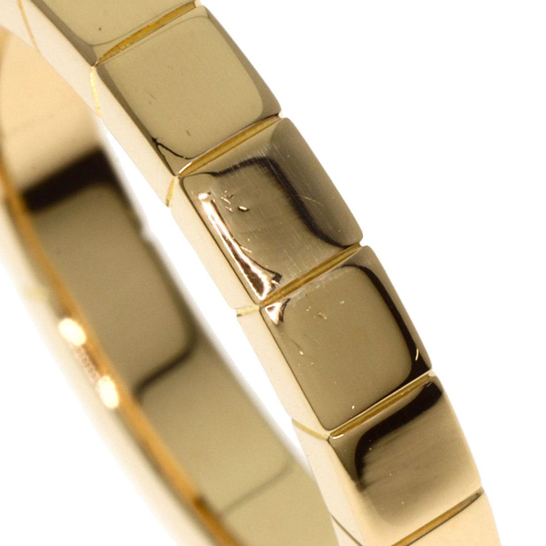 CARTIER Ring 18K Yellow Gold gold Laniere # 48 Women Used Authentic