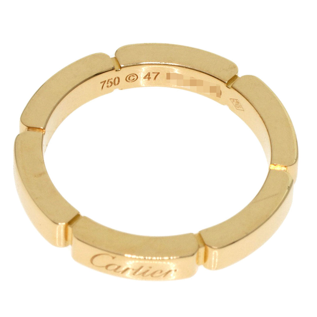 CARTIER Ring 18K Yellow Gold gold Mayon PANTHERE #47 Women Used Authentic
