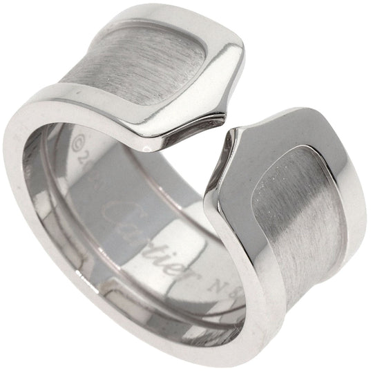CARTIER Ring K18WG Silver C2 LM #53