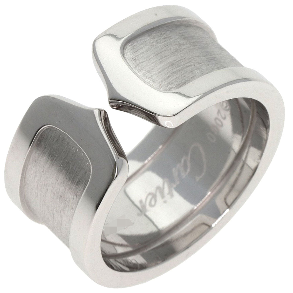 CARTIER Ring K18WG Silver C2 LM #53