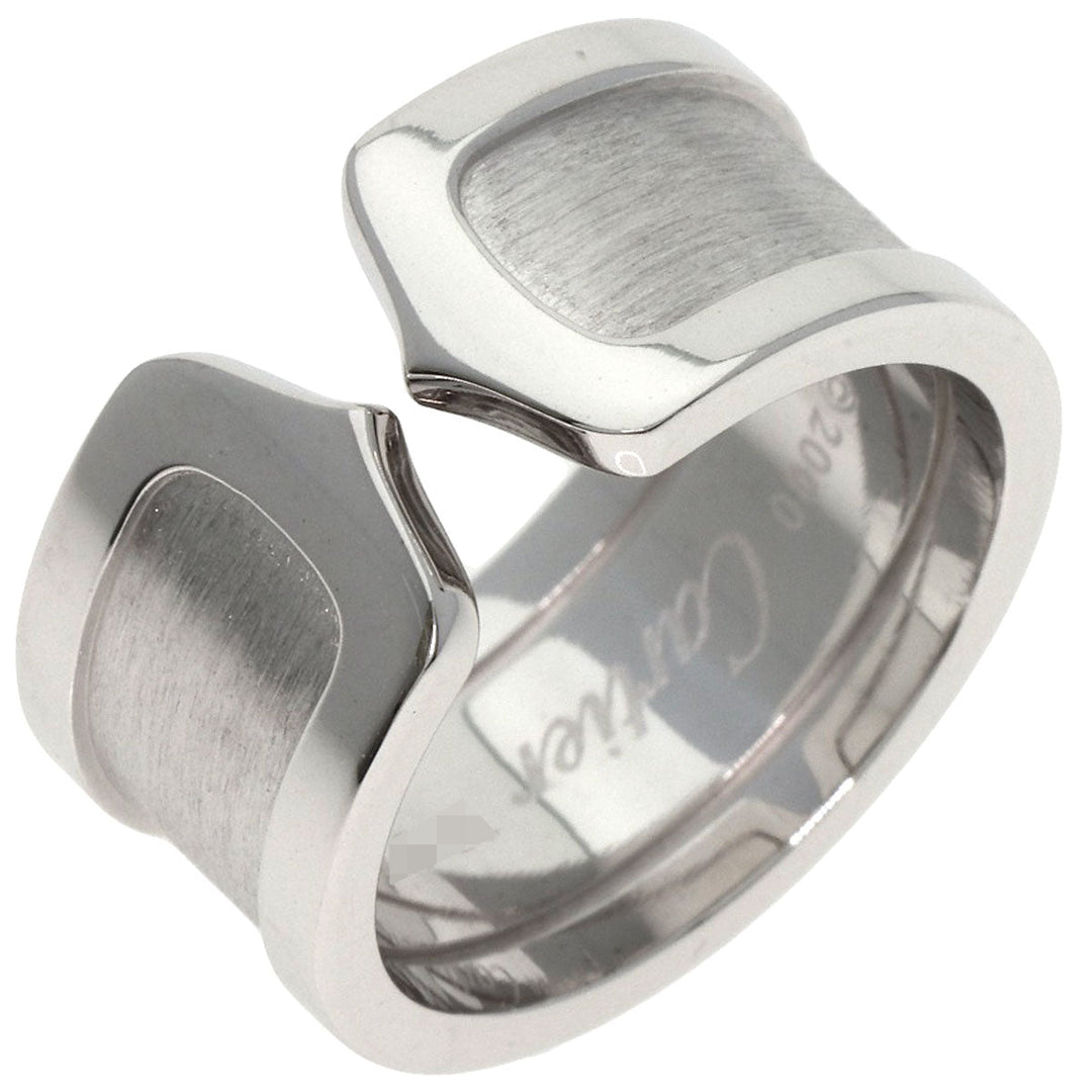CARTIER Ring K18WG Silver C2 LM #53