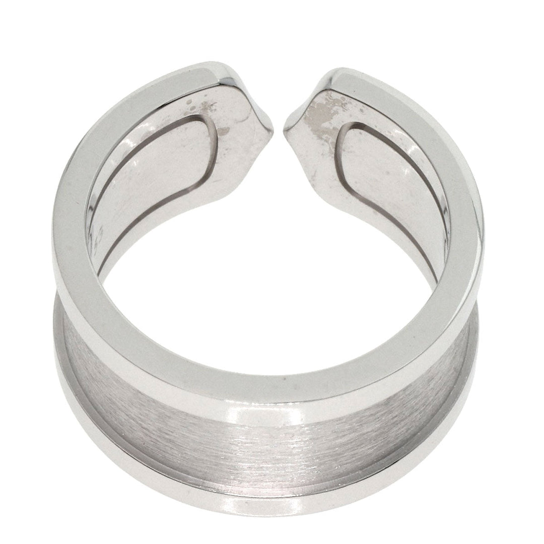 CARTIER Ring K18WG Silver C2 LM #53