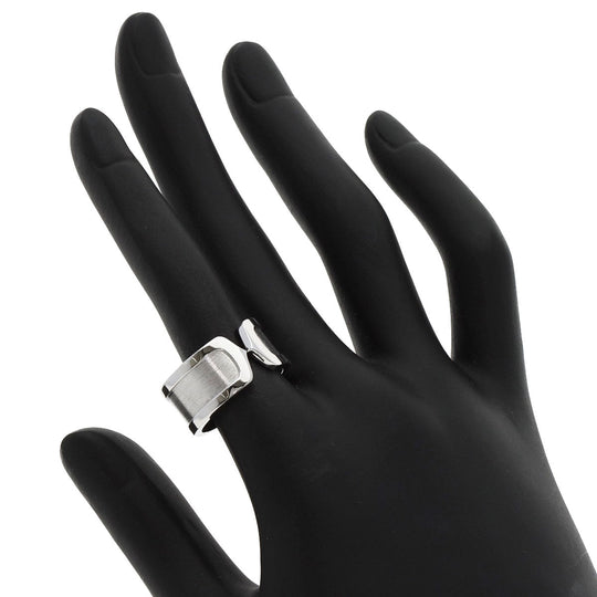CARTIER Ring K18WG Silver C2 LM #53