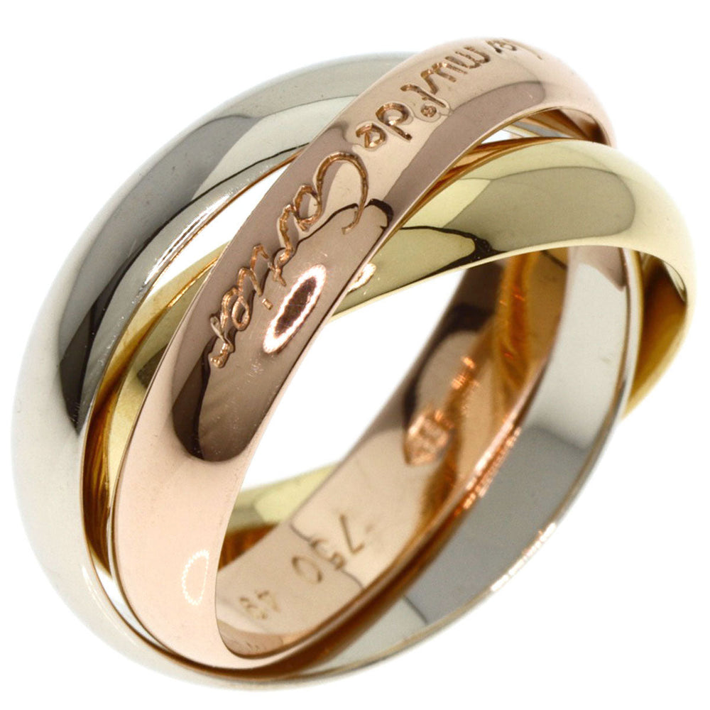 CARTIER Ring 18K Yellow Gold gold Trinity #49