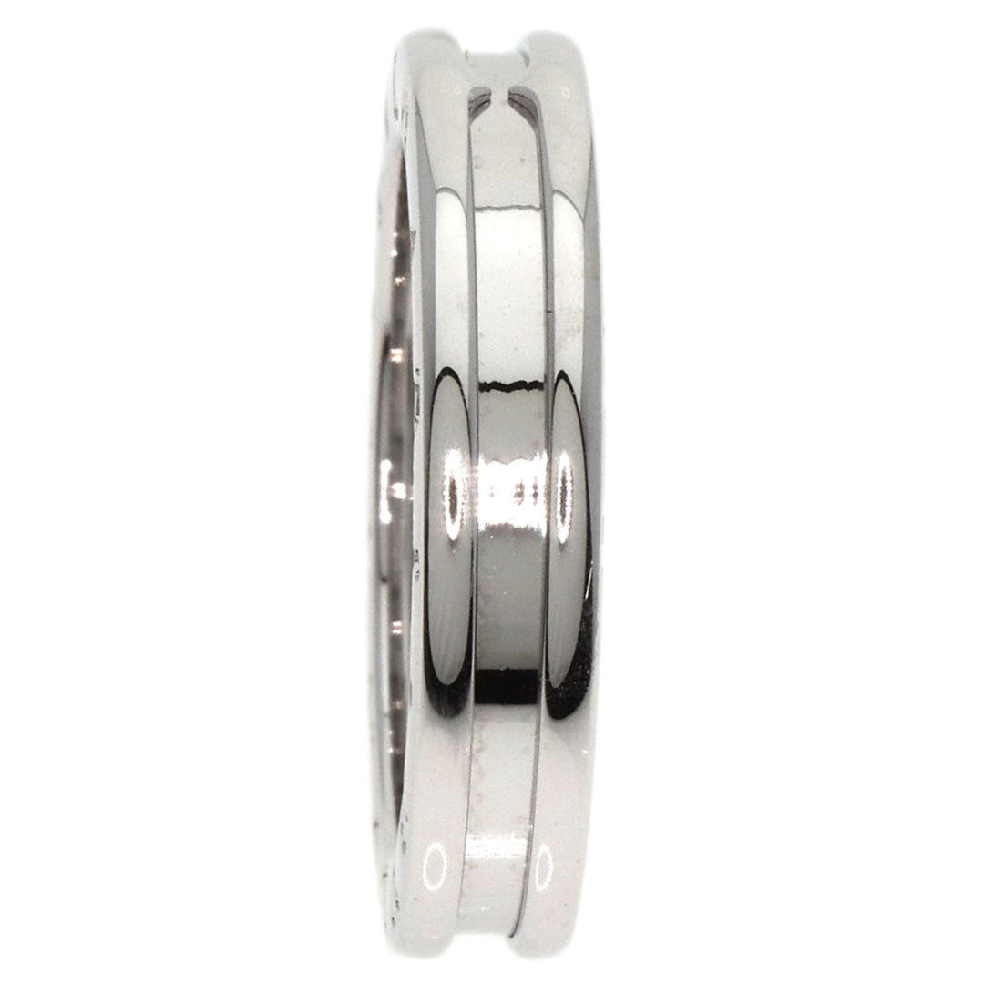 BVLGARI Ring K18WG Silver B-zero1 B-zero One 1 Band XS #57 Women Used Authentic