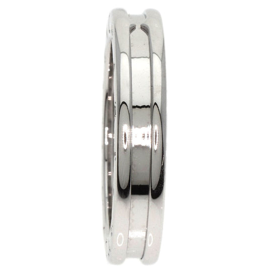 BVLGARI Ring K18WG Silver B-zero1 B-zero One 1 Band XS #57 Women Used Authentic